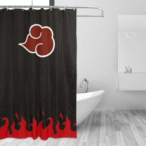 Akatsuki (14) Bathing Bathroom Bath Curtain Anime Manga Waterproof Polyester Fabric High Quality Show Curtain