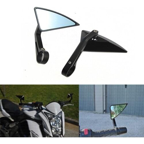 Handle Bar End Mirror For BMW R1100S R1150RS R1200RS R1200S S1000RR Motorcycle Rearview CNC Triangle Side Rearview Mirrors