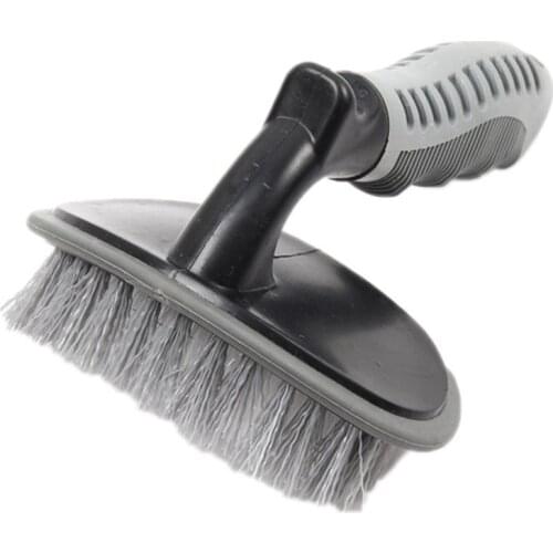 1PC Car Auto Spoke Truck Motorcycle Alloy Wheel Brush Tire Rim Hub Clean Plastic Coated Wire Wash Washing Cleaning Tool