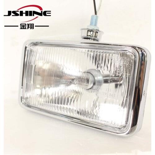 1PCS Stainless Square Long Spot Light for Truck Digger Trailer Heavy Duty Auxiliary Work Lamp