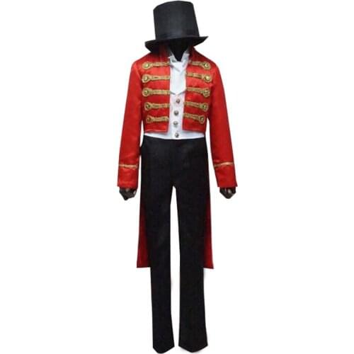 2018 The Greatest Showman Phillip Carlyle Cosplay Costume With Hat