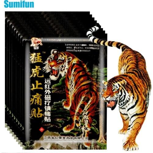 80Pcs Tiger Balm Analgesic Patch Treat Rheumatoid Arthritis Muscle Joint Sprain Pain Relief Massage Body Care Medical Plaster