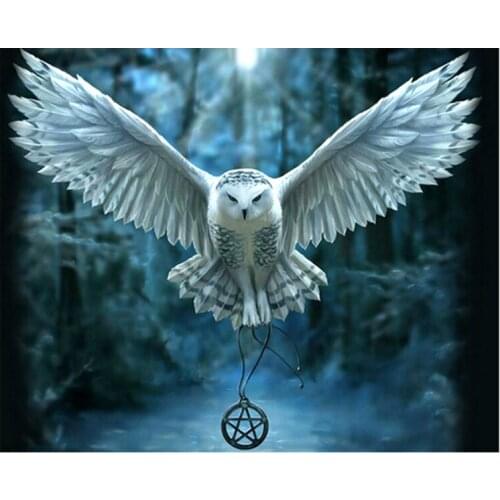 Diy 5D Diamond Painting America Eagle Round Diamond Mosaic Cross Stitch Kit Animal Diamond Full Diamond Embroidery SSYP-032