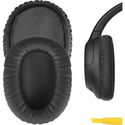 QuickFit Protein Leather Ear Pads for Sony WH-CH700N, WH-CH710N, Headphones Replacement Earpads/Ear Cushion/Ear Cups, Headset