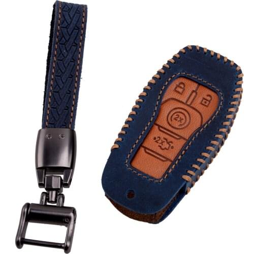 Car Remote Key Case Cover Fob Bag Fit For Ford Explorer Fusion Mustang Edge F-150 Mondeo Lincoln MKZ MKX MKC