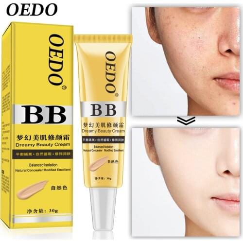 OEDO Natural Concealer BB Cream Dreamy Beauty Makeup Nourishing Moisturizing Balancing Skin Tone Invisible Pores Whitening Cream