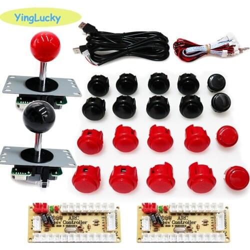 Free shipping Arcade Joystick DIY Kit Zero Delay Arcade DIY Kit Encoder PC to Raspberry PI PS3 Sanwa Joystick Arcade console
