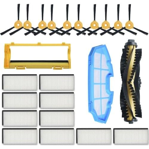 Side brush Hepa filter Roll Brush Kit for Ecovacs CEN360 DEEBOT N79S N79 & Conga & Excellence 990 iboto aqua v710 Brush cover