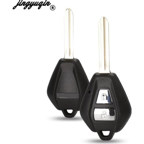 Jingyuqin Remote Car Key Case Cover For Isuzu D-Max 2 button Blank Key Cover Replacement High Quality Accessories