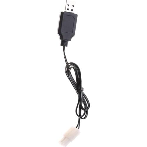 Black USB Charger Adapter Cable For Sky Viper Drone Helicopter Universal Charger For RC Car DC 6V 7.2V 8.4V 9.6V