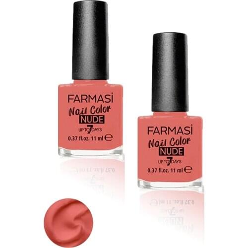 Farmasi Nail Polish Peach Sorbet 12-11ml 2 PCs 412854867
