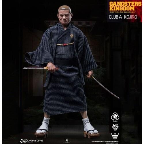 DAMTOYS GK021 1/6 Gangsters Kingdom Club A KOJIRO Kitano Takeshi Action Figure Model For Collection