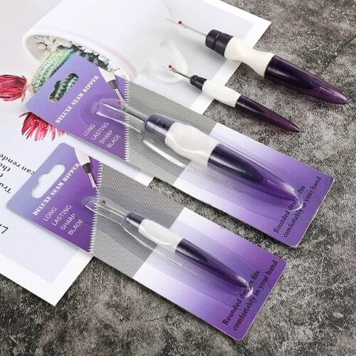 Sewing Seam Ripper Thread Seam Remover Stitch Unpicker Thread Cutter Tool with Trimming Scissors DIY Quilting Sewing Tools