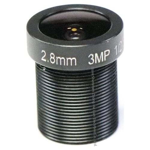 CCTV Camera 2.8mm Lens 3.0 MegaPixel Wide-angle 115 Degree MTV M12 x 0.5 Mount Infrared Night Vision Lens For CCTV Camera