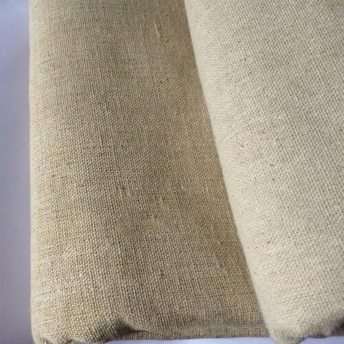 Patchwork Painting Hemp Cotton Linen Fabric Burlap Sewing Textile Quilting Tilda Diy Organic Fabric Crafts Decoration