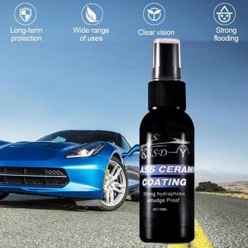 50ml Glass Ceramic Car Coating Waterproof Nano Ceramics Car Paint Care Liquid Anti-scratch Super Hydrophobic Glass Coating