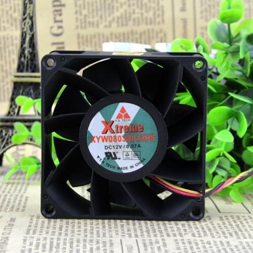 FOR Y.S.TECH XTREME XYW08038012BS 8038 12V 0.97A Cooling Fan