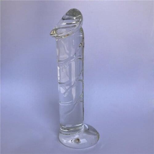 Glass Big Anal Dildo Penis Big Anal plug Anal Dilator Butt Plug Anal Stimulation Masturbation Glass Stick Sex Toy For Woman Men