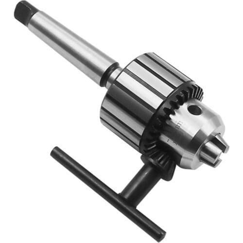 1-13mm 1/2" Mini Lathe Bench Drill Chuck B16 Heavy Duty Key Drill Chuck MT2 Shaft for Drill Presses Lathes Spindle