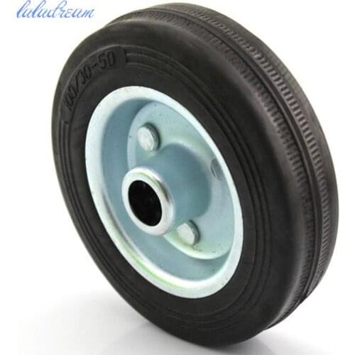 100mm high quality metal wheel rubber tire DIY bear 50kg iron wheel