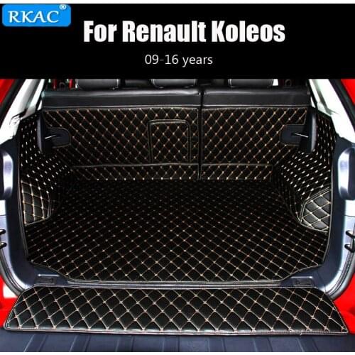 High quality mats! Custom fit for Special car trunk mats pad for Renault Koleos 2009-2016 liner mat boot carpets leather