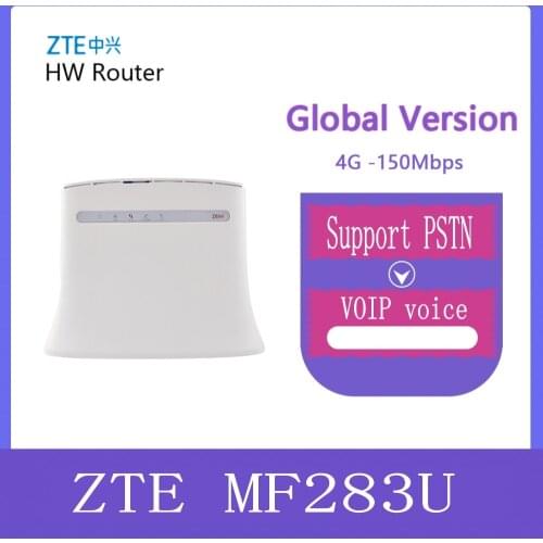 ZTE rotuer 4G Router MF283 MF283u with Antenna 4g LTE Router with rj11 4G Wireless Wi-Fi Router Hotspot Wireless PK huawei B315