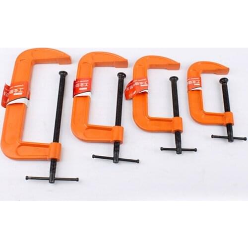 1PCS Fixing Clip G-type Woodworking Clamp Clamping Device Adjustable Woodworking Tools Multi-functional Heavy-duty G Clamp