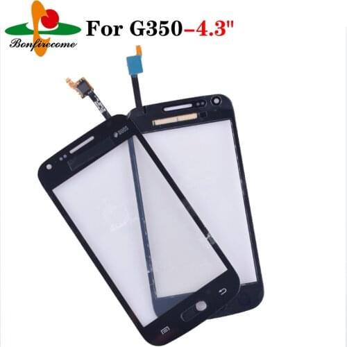 10Pcs\lot For Samsung Galaxy Core Plus SM-G350 G350 Touch Screen Panel Sensor LCD Display 4.3" Glass Digitizer Replacement