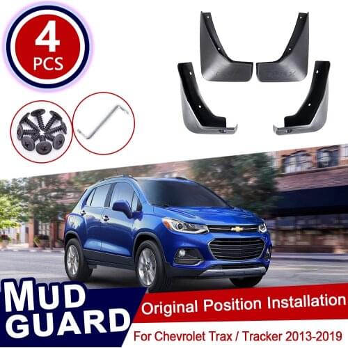For Chevrolet Trax Tracker 2013~2019 Car Mud Flaps Front Rear Mudguard Splash Guards Fender Accessories 2014 2015 2016 2017 2018