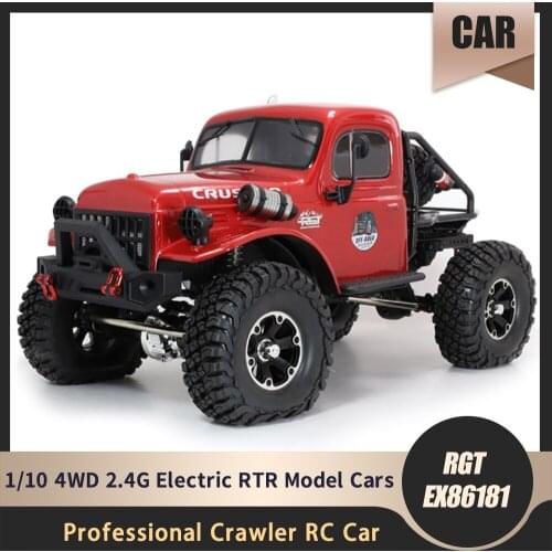 RGT EX86181 CRUSHER 1/10 1:10 RC Remote Control Car Professional Crawler 2.4G Off-road Buggy 4WD Electric RTR Model Cars