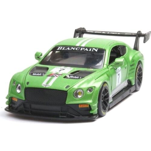 Simulation 1:32 B-GT3 sports car alloy model,exquisite die-casting 3 door sound and light pull back racing model,free shipping