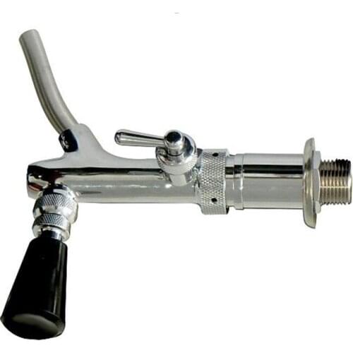 German kegerator tap homebrew beer barrel connecting faucet, Brass adjustable beer faucet chrome plated/coffee machine faucet