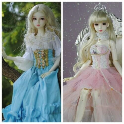 NEW 1/3 BJD Doll 60cm Plastic joint moveable doll includes the clothes and shoes