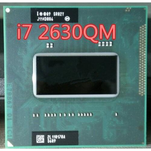 Intel official version of the original PGA I7 2630QM I7-2630QM 2.0-2.9G 6M SR02Y CPU FCPGA988 i7 2630QM in stock 100% work