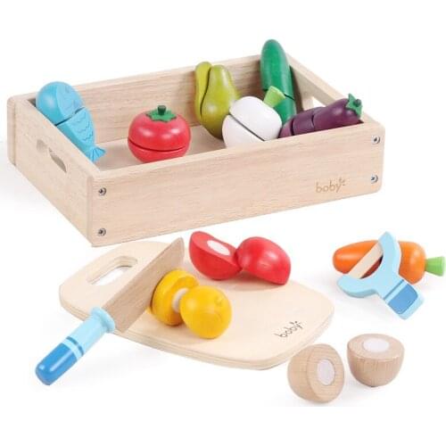 Vegetables Play Kitchen Food For Pretend Cutting Food Toys - Educational Playset With Toy Knife Cutting Board Kit Toy Gifts