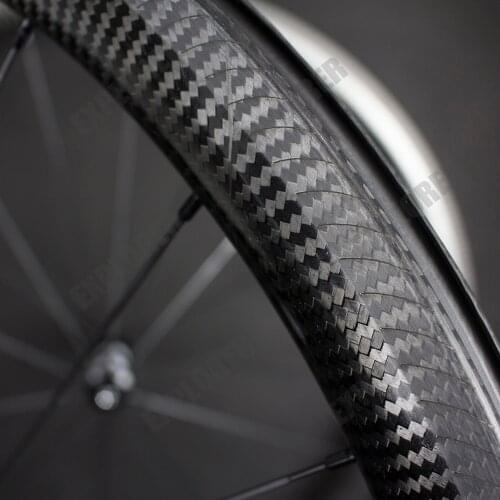 Carbon-Wheelset-Road-Bike 30mm*24mm 700C 3K Twill 6Paws RAF13 RAR13 Durable AC3 Rim Brake Road Bicycle Rims PILLAR Spokes