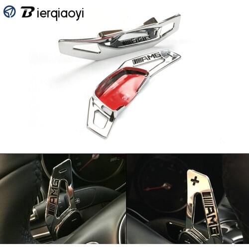 For Mercedes Benz 2015 C180L C200L C260L C class/S class CLA Shift Sticker Car Steering Wheel Shift Paddles Gear Shift Paddles