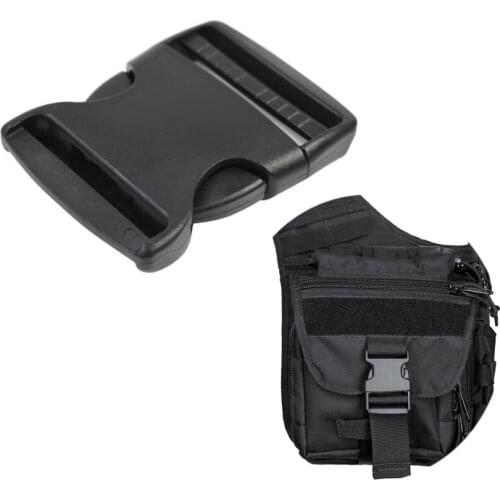 Plastic Quick Release Buckles Flat Shape Buckles And Tri-Glide Slides 1.5/2 Inches Wide Polyester Webbing for DIY Strap Making