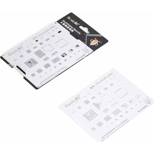 Qianli IC CPU Tin-planting Steel Mesh Precise Hole Position High Temperature Resistance A8 A9 A10 A11 A12 A13 A14 BAG Reballing