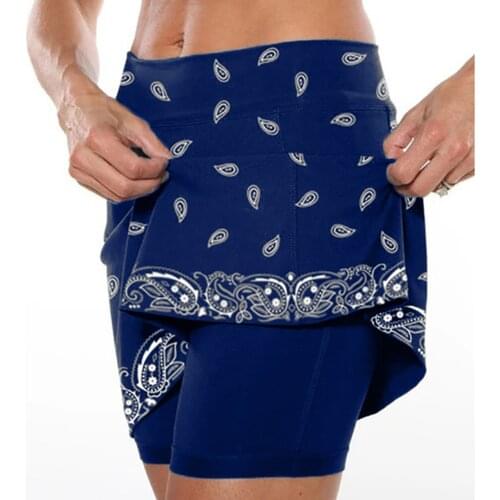 Floral Womens Shorts Summer Athletic Tennis Skirt Golf Skorts For Women With Pockets Breathable Sweat High Waist Jogger Shorts 2