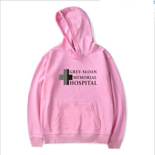 Skuggnas Grey Sloan Memorial Hospital Hoodie Greys Anatomy Hoodie Unisex Fashion Tumblr Casual Tops Long Sleeve Hoodie Drop ship