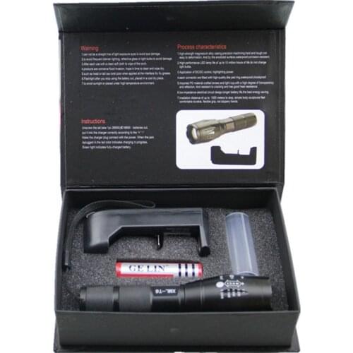 T6 Glare Charging Led A100 Telescopic Zoom L2 Flashlight 5 Switch Modes Waterproof Bicycle Light Outdoor Lighting Tools