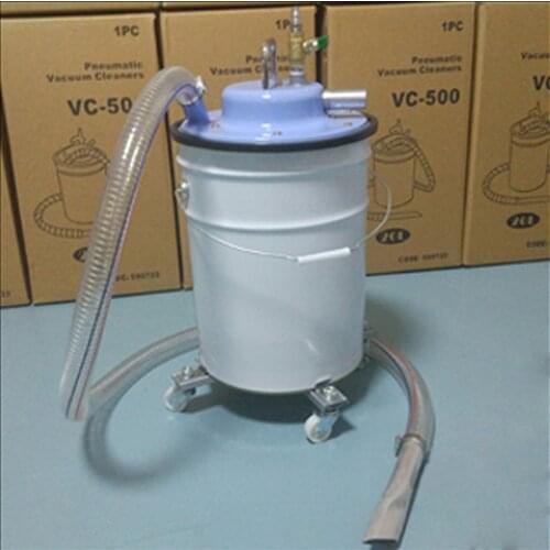 Air compressor supporting vacuum cleaner machine tool waste liquid absorber