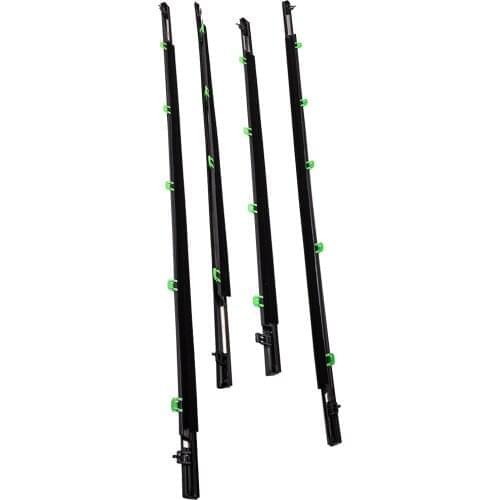 Weatherstrip Window Moulding Trim Seal Belt For Honda CR-V CRV 2007- 2011 4PC