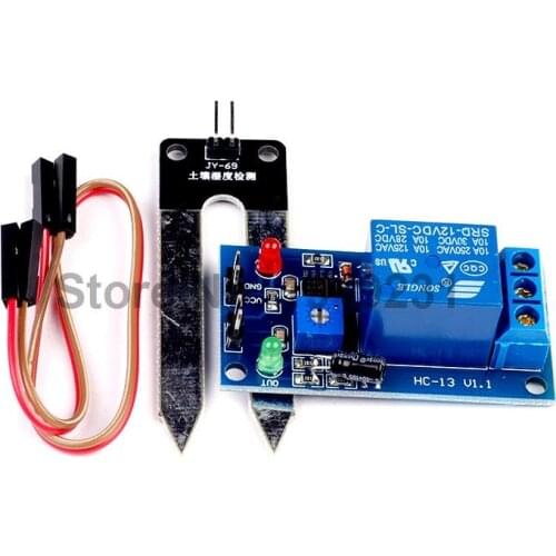 1PCS Soil Moisture Relay Module 12V Soil Moisture Sensor Arduino Smart Car