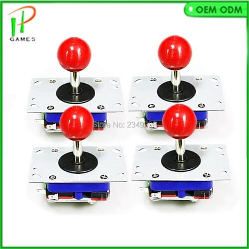 4 pcs ZIPPY short shaft blue yellow ball top 4ways 8 ways jamma arcade machine parts