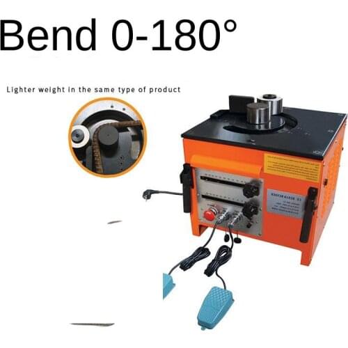 Automatic CNC bending machine RB-25 steel bending and changing hoop small bench steel bending machine