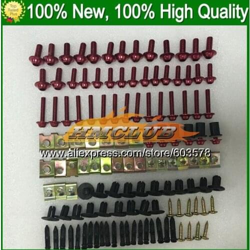 Fairing bolts full screw kit For HONDA VFR400RR 94 95 96 97 98 NC35 VFR400 RR 1994 1995 1996 97 1998 CL100 Nuts bolt screws Nut