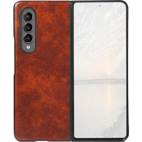 Cross Pattern Phone Case For Samsung Z FOLD 3 Folding Screen Mobile Shell Phone Back Case Phone Mobile Y2C3