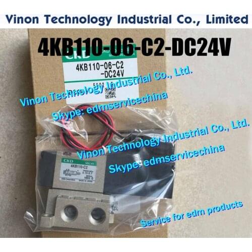 4KB110-06-C2-DC24 edm Solenoid Valve for Sodic k 2065318 AQ360LS,AQ560LS wire cut edm machines